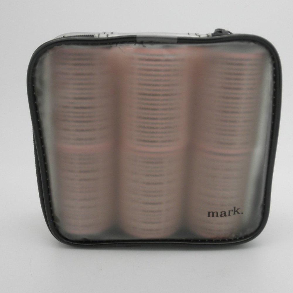 AVON Mark VA-VA-VOLUME Clipless Curler Set in reusable zip case